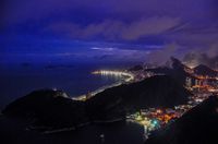 Rio Copacabana at Night
