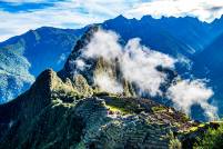 Machu Picchu Clouds over City