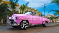 Pink Classic Car Havanna